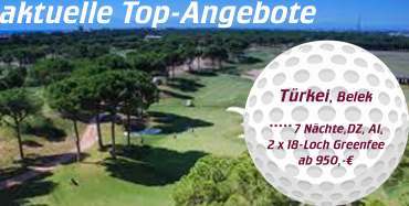 Golfurlaub in der Türkei in Belek