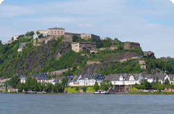 Koblenz an der Mosel - ideal für einen tagesausflug