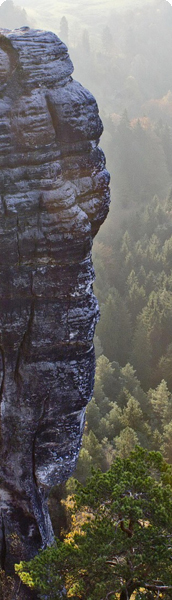 Urlaub im hinteren Teil der Sächsischen Schweiz