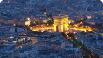 Arc de Triomphe - bei jeder Busreise mit Stadtrundfahrt ein Muss